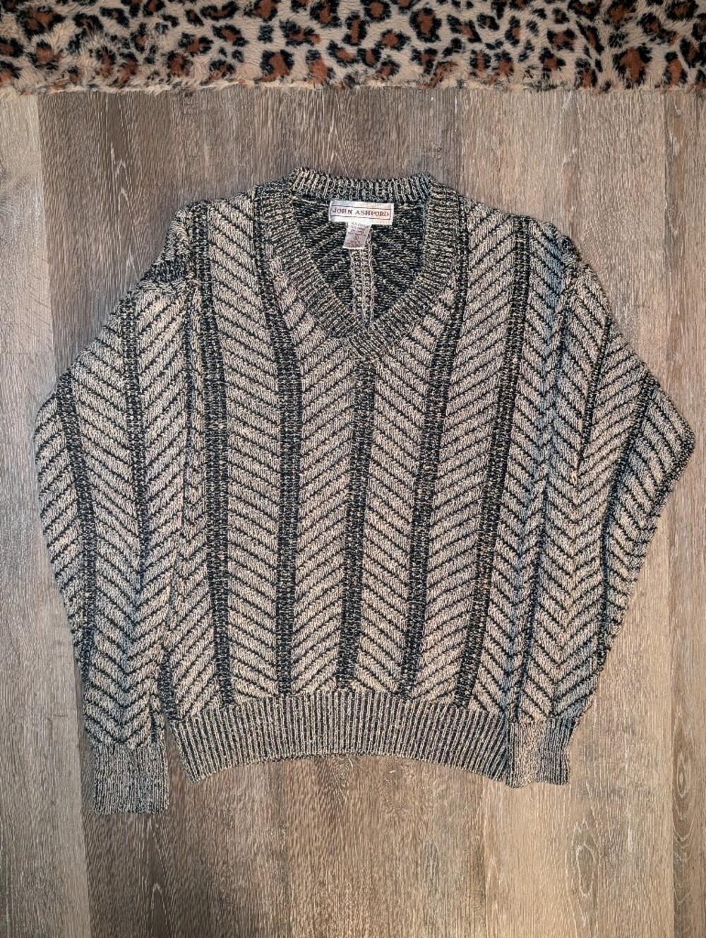 Vintage John Ashford Knit Crewneck Sweater